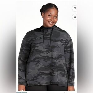 Athletic Works XXXL (22) gray camo hoodie